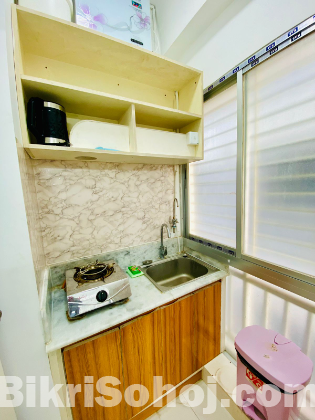 Premium:2-Bedroom Furnished Apartment in Bashundhara R/A